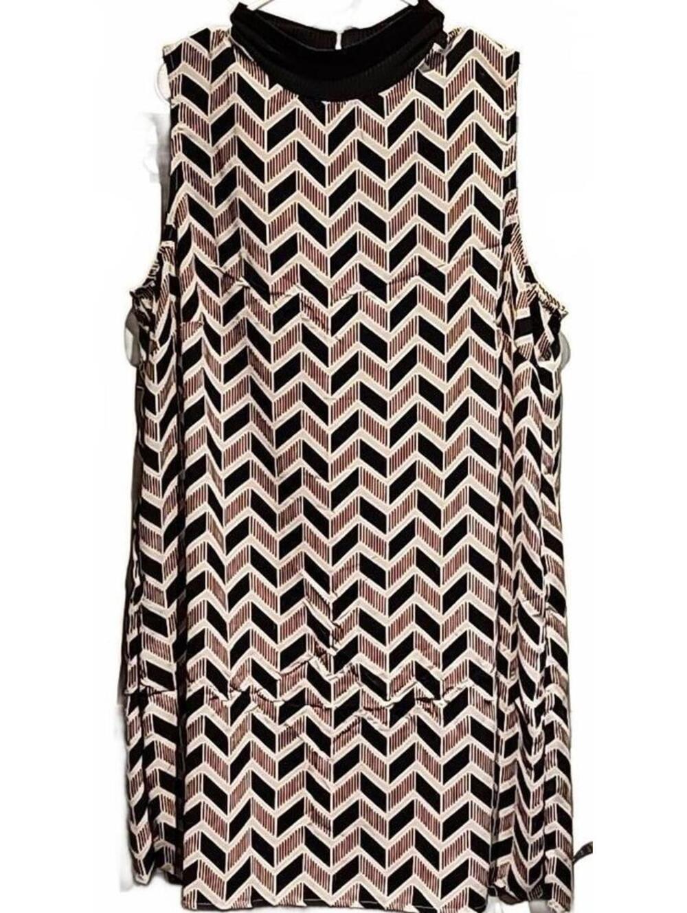 Bobeau mock neck tunic size L